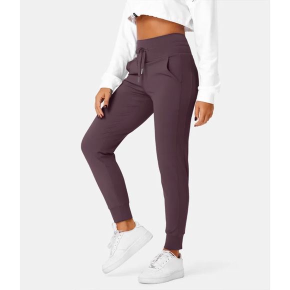Halara Cloudful Air Fabric High Waisted Drawstring Full Length Joggers SIZE: SM - Picture 7 of 9